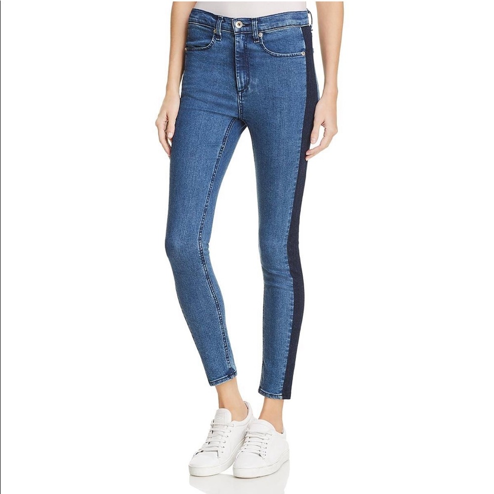 Rag and Bone Mazie Skinny Jeans with Side Stripe